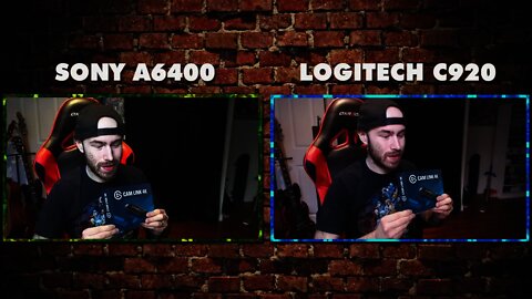 The Elgato Cam Link 4K (Sony A6400 vs Logitech C920