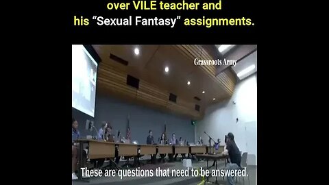 Dad rips into school board over VILE teacher and his “Sexual Fantasy” assignments He’s standing up