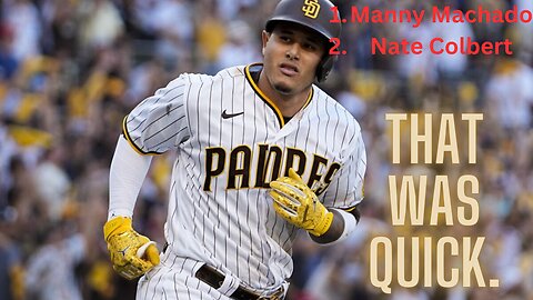 Manny Machado is already the Padres career leader in home runs