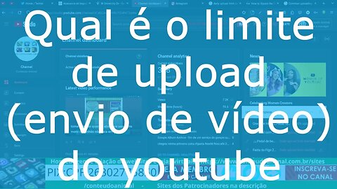 qual é o limite de upload ou seja envio de video do youtube - 100 videos por dia em julho/2023