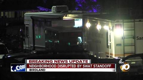 SWAT standoff in Birdland