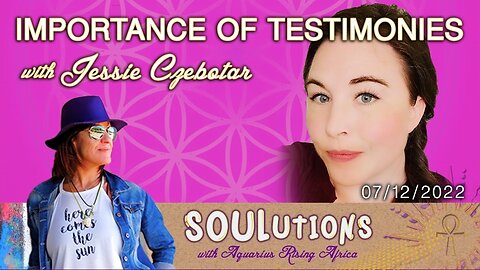 SOULutions with ARA - Jessie Czebotar on The Importance of Testimonies (December 2022)