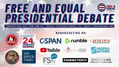 Free & Equal Elections 2024 Presidential Debate Series #2