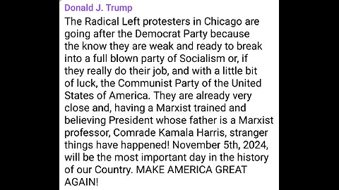 The Radical Left Marxists in Chicago...