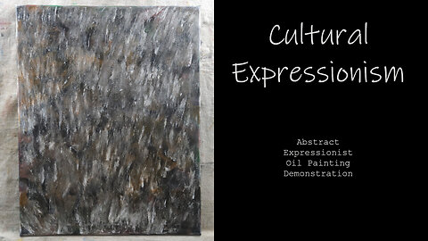 HAVE YOU EVER JUST CREATED “Cultural Expressionism” for fun? Abstract Oil Painting 16x20