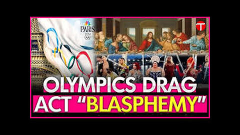 Blasphemy, Satanic, Testicles on show Defend Jesus: Paris French Olympics!