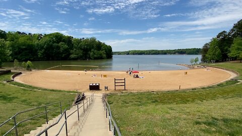 Walk and talk tour of Lake Norman State Park, NC