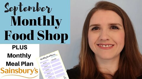 SEPTEMBER FAMILY GROCERY HAUL UK 2018 ¦ SAINSBURYS ¦ BUDGET GROCERY HAUL FOR FAMILY OF 4