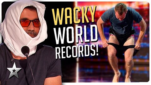 WACKIEST World Record Breaking Auditions from America's Got Talent and More!