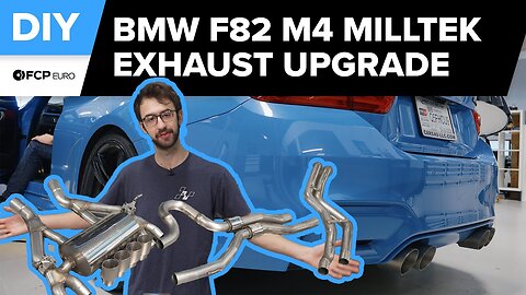 BMW F82 M4 Exhaust System Upgrade DIY (2015-2020 BMW F80 M3, F83 M4, Milltek Equal Length)