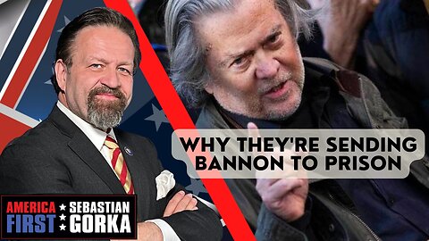 Why they're sending Bannon to prison. Rep. Matt Gaetz with Sebastian Gorka on AMERICA First