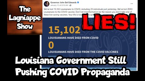 Louisiana Government Still Pushing COVID Propaganda