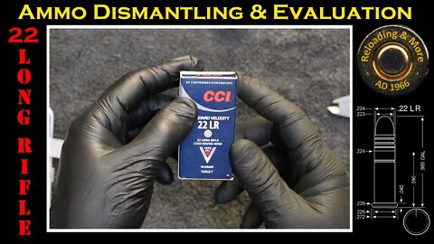 .22LR Deconstruction (CCI 40gr - LRN SV - No. 35) Ammo/Ammunition Dismantling & Evaluation