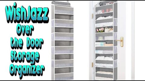 WishJazz Over The Door Storage Organizer