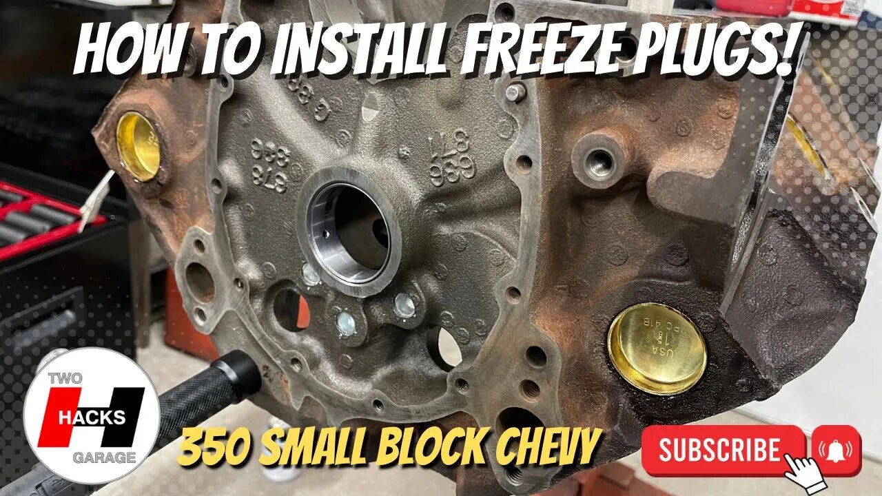 How to Install Freeze Plugs on a Small Block Chevy! engine
