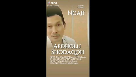 Afdolnya Shodaqoh