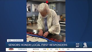 Fairfield First responders given sewn blankets