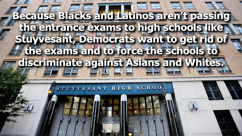 Dems Want NYC Elite Public High Schools to Discriminate Against Asians and Whites Because Muh Racism