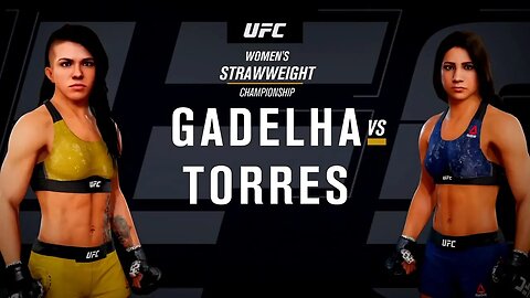 EA Sports UFC 3 Gameplay Tecia Torres vs Claudia Gadelha