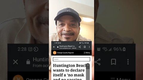They are fighting back! Huntington Beach ⛱️! No mask No va*cine city! #agenda #government #nomore