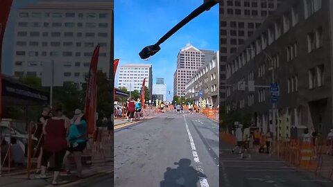 crashing Rochester Twilight Criterium and ripping down Broad Street bridge #cycling #roadbike