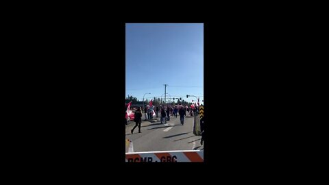 *LOUD AND PROUD** 🇨🇦SURREY BORDER BLOCKADE🇨🇦 UPDATE