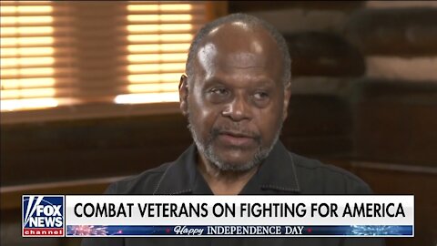 Black Army Veteran Celebrates America