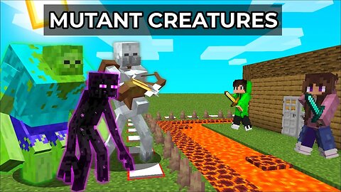 ALL MUTANT CREATURES VS THE MOST SECURE MINECRAFT HOUSE!