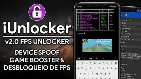 iUnlocker v2.0 | FPS UNLOCKER PARA JOGOS, OVERCLOCK E MUITO MAIS! | ROOT