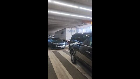 Trucker goes wrong way into the airport in Toronto