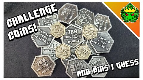 Melting the JAWS OF LIFE to make CUSTOM CHALLENGE COINS! Oh, and some pins too I guess.