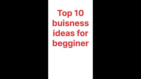 business idea