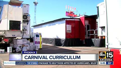 Classroom on wheels: Education for children of carnival workers