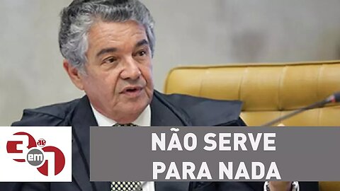 Carlos Andreazza: "A participação do ministro Marco Aurélio não serve para nada"