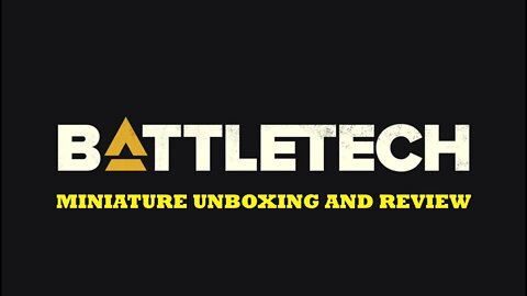 Battletech Inner Sphere Striker Lance Unboxing and Review