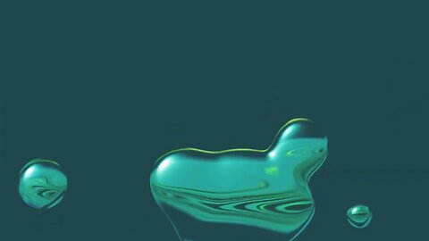 Liquid Animation Wallpaper | Green Background