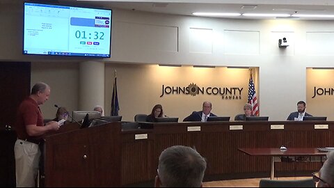 JoCo Budget & Taxes Called Out at Censored Public Comments - Olathe, KS, 8-22-2024