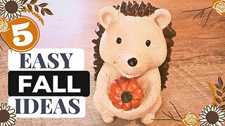 Fall Tiered Tray Decor Ideas! 🍂 Easy Crafts You Can Do!