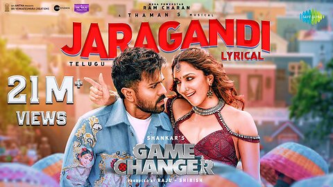 Jaragandi - Lyrical Video | Game Changer | Ram Charan | Kiara Advani | Shankar | Thaman S