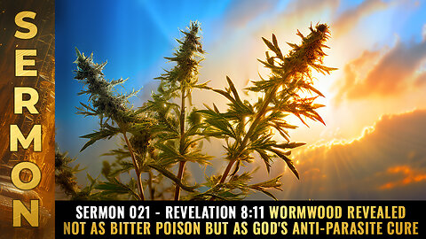 Mike Adams Sermon 021 - Revelation 8:11 Wormwood revealed not as bitter poison but as God's anti-parasite CURE