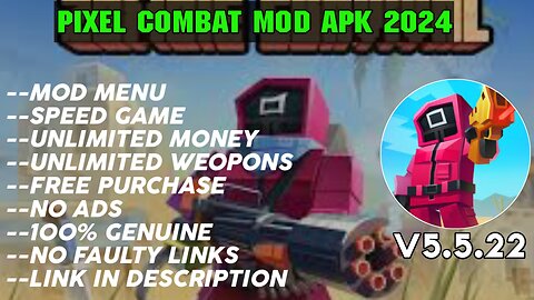 PIXEL COMBAT MOD APK DOWNLOAD| LATEST MOD APK 2024