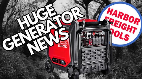 HUGE Harbor Freight NEWS!! Harbor Freight REMOTE START GENERATOR?