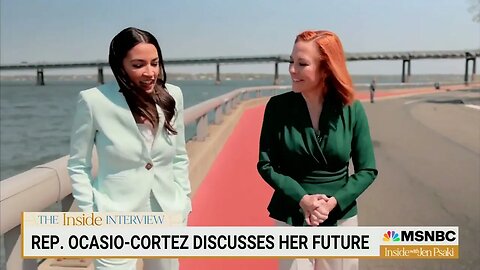 Democrat Rep. Alexandria Ocasio-Cortez Tells Jen Psaki She Would Like To Be A Teacher