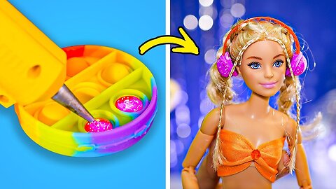 CUTEST DOLL CRAFTS 💖🎧 DIY ACCESSORIES FOR BARBIE