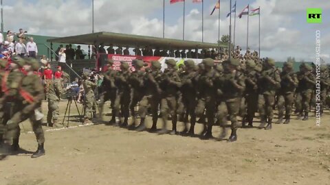 Opening ceremony for Vostok 2022 military drills in Russia