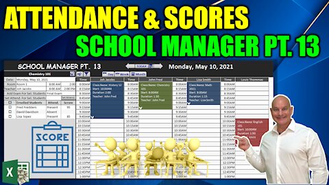 How To Track Student Attendance, Grades And Filter Classes In Excel (90 Min) [School Manager Pt. 13]