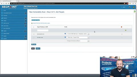 SecPoint Penetrator Scanning Profiles