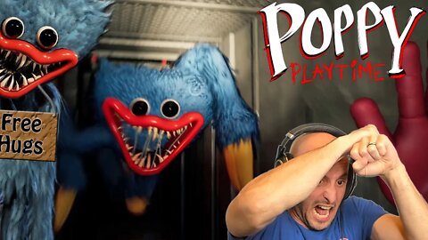 Screaming and Running Through a Scary Toy Factory - Poppy Playtime