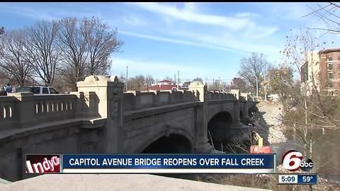 Capitol Avenue bridge reopens to traffic following construction