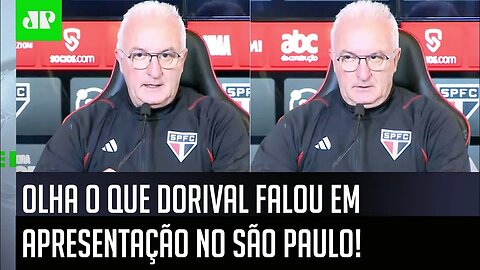 QUE FO**! "O São Paulo é GIGANTE, e EU VIM para..." OLHA o que Dorival Júnior FALOU na APRESENTAÇÃO!